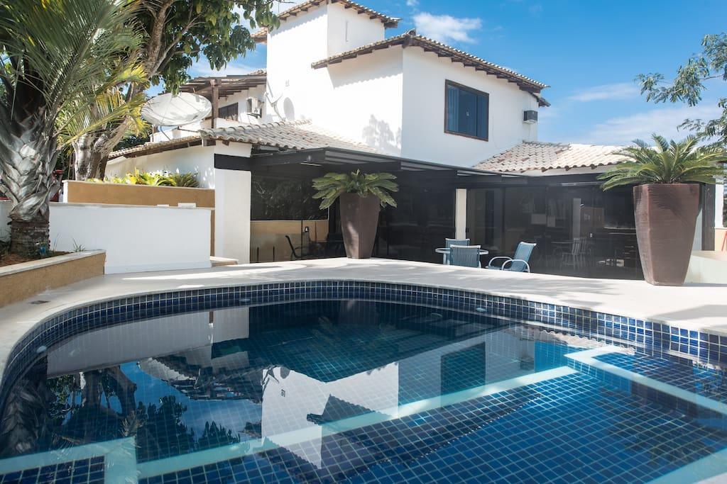 Buzios Geriba Dentro De Condominio Com Piscina Propria Exteriör bild